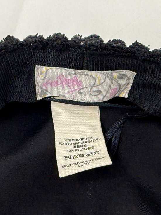 Free People Black Corduroy Newsboy Cap Slouchy Baker Boy Hat One Size